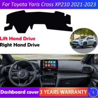 For Toyota Yaris Cross XP210 2021 2022 2023 Anti-Slip Mat Dashboard Cover Pad Sunshade Dashmat Car Accessories