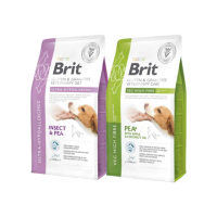 【Brit咘莉】即期品-犬用處方系列乾糧 2kg（無穀無麩質-超低過敏/無麩質-蔬菜高纖）(昆蟲效期:2024/11/07)