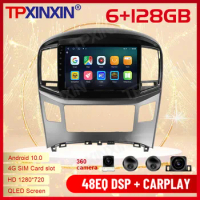 2 Din Carplay Android Radio Receiver Multimedia Stereo For Hyundai H1 2016 2017 2018 2019 GPS Navigation Audio Video Head Unit