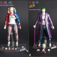 1/12 Harley Quinn &amp; Joker BJD Action Figure Collectible Toy 7inch 18cm