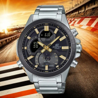 【CASIO 卡西歐】EDIFICE 賽車運動藍芽手錶 畢業禮物 送禮(ECB-30DB-1A9)
