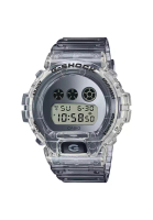 G-SHOCK Casio G-Shock Men's Digital Watch DW-6900SK-1 Grey Semi-Transparent Resin Band Sports Watch