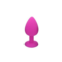 Anal Plug Kristal Wanita Pria 3 Warna dan Ukuran PINK L