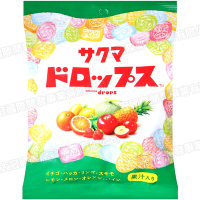 佐久間製菓 袋裝綜合水果糖 105g