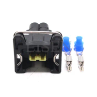 85202-1 TE Tyco 10 Sets 2 Pin Black Waterproof Female Plug Fuel Injector Ignition Coil Connector For Nissan