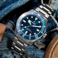 THORN 39mm Titanium Dive Watch PT5000 Automatic Mechanical Movement Sapphire Luminous Ceramic Bezel 20Bar Homage Diver Watch