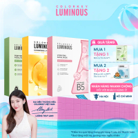 Mặt Nạ Giấy COLORKEY LUMINOUS Vitamin B5/ Vitamin B3/ Trà xanh Hỗ trợ dưỡng ẩm, sáng da, giảm dầu mụ