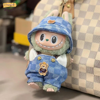 泡泡瑪特 Labubu拉布布 僅衣服】現貨17厘米 娃衣著替搪膠心動馬卡龍 套裝娃衣[PP0517011]