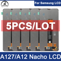 5Pcs/Lot Wholesale For Samsung Galaxy A12 Nacho A127F A127M A127F/DS LCD Display Touch Screen For Samsung A127 LCD Replacement
