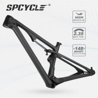 Hot sales 29er Full Suspension MTB Carbon Frame 27.5er Boost Mountain Bicycle Frame 29 Boost Carbon MTB Frame In stock