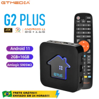 Original GTMEDIA G2 PLUS Android 11 Smart TV BOX Amlogic 905W2 Quad Core 2GB 16GB 2.4G WIFI Media Player m3u TVBOX Set Top Box