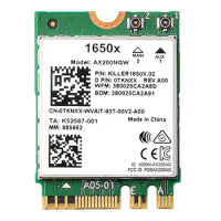 For Intel 1650X WiFi Card AX200 AX200NGW 3000Mbps 2.4G 5G WiFi 6+BT 5.1 Gigabit Wireless Network Card Support Win11