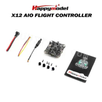 HAPPYMODEL X12 AIO 5-IN-1 F4 Flight controller built-in 12A ESC and OPENVTX Support 1-2S Brushless whoop RC FPV Racing Drone