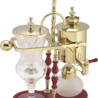 Luxury Rose Gold Balancing roayl syphon coffee maker/Siphon coffee maker /Tea pot with top quality ,perfect chrsitmas gift