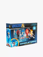 LA Toys Sonic The Hedgehog 2 Figures 2.5 Inch - 5 Pack - 412684 - Multi