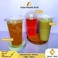 Gelas Plastik 18 Oz RJM / Gelas Plastik Tebal 18oz 8GR / PLASTIC CUP