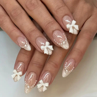 4 Boxes of 96pcs of European And American Press-On Nails, Fashionable, Cool, Classic, Versatile, Tem