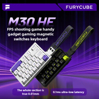 แป้นพิมพ์เครื่องกล, FURYCUBE M30HE, สวิตช์แม่เหล็ก 8K, การเขียนโปรแกรมที่รวดเร็ว, เหมาะสำหรับการเล่น