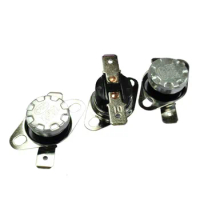 10 pcs Thermal Switch Ksd301 10 Degree Normally Open Normally Closed 10A/250V Button Thermostat Temperature Switch