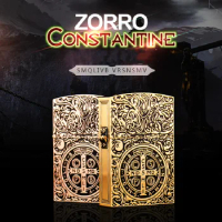 ZORRO 1:1 Limited Edition Oversized Kerosene Lighter Metal Personality Constantine Creative Heavy Armor Oversized Lighter Gift