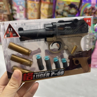ของเล่นเด็กจริง โมเดล Glock Desert Eagle ของเล่นเด็กชาย สามารถยิงได้