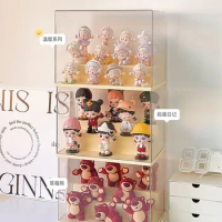 Blind Box Storage Box Acrylic Transparent Lego Figure Display Cabinet PopMart Mystery Box Storage Display Stand