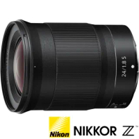 【Nikon 尼康】NIKKOR Z 24mm F1.8 S(公司貨 廣角大光圈定焦鏡 人像鏡 Z 系列微單眼鏡頭)