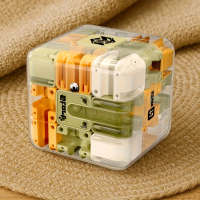 🚀   Kubus Labirin 3D - Teka-Teki 3D dengan 4 Sisi, 4 Muka, 4 Warna, 4 Musim