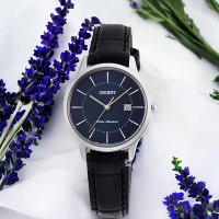 ORIENT 東方錶 經典 簡約皮帶款女錶 手錶 藍色 RF-QA0005L/30mm
