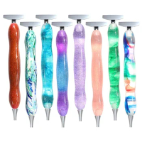 Resin Diamond Painting Pen Replacement Eco Alloy Pen Heads Cross Stitch Multi Placers Point Drill Pens DIY Nail Art Tools