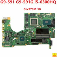 Used P5NCN P7NCN Laptop Motherboard For Acer Predator 15 G9-591 G9-591G SR2FP I5-6300HQ+Gtx970M 3G Graphic NBQ0311004