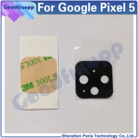 For Google Pixel 5 Back Glass Rear Camera Lens Glass For Google Pixel5 GD1YQ GTT9Q Replacement