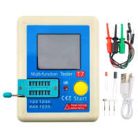 LCR-T7 Transistor Tester With 3.5 Inch TFT Display IR Multimeter for NPN PNP Diode Capacitor High Sp