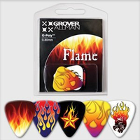 澳洲製 Grover Allman 主題系列『Flame』烏克麗麗/木吉他/電吉他 Pick 彈片【唐尼樂器】