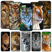 Tiger Lion Leopard Phone Case for Samsung Galaxy A52 5G A12 A70 A50 A40 A20s A30 A10s A20e A10 A22 A72 A32 A02 A42 A04S Cover