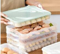 餃子盒 餃子盒凍餃子家用速凍水餃盒混沌盒冰箱雞蛋保鮮收納盒多層托盤