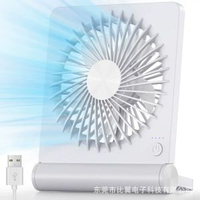 OPOLAR 輕薄靜音桌面小風扇便攜摺疊usb充電風扇辦公室學生宿舍
