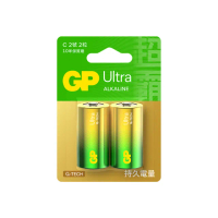 【GP 超霸】[A21]2號特強鹼性電池 Ultra 卡裝 2入(GP原廠販售)