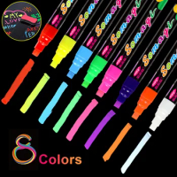 8 Colors Removable Liquid Chalk Paint Windows Markers Washable Marker For Windows Mirrors Car Windshields Glass Whiteboards