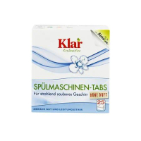 德國Klar-無磷植萃酵素檸檬酸分解油污水垢洗碗機專用環保洗碗錠25錠/盒(獨立包裝,各品牌機型適用)