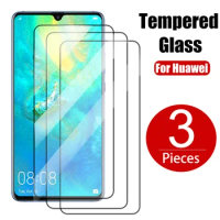 3PCS 9D tempered glass for Huawei P30 Pro P40 P20 Mate 20 Lite E Nova 5T screen protector for Huawei P Smart Z Y7 2019 2021