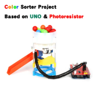 Open Source Arduino Color Sorter UNO R3 Based School Science Arduino DIY Kit STEM Education Physics Teaching