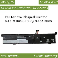 L19L3PF3 L19M3PF7 L19D3PF4 11.4V 45WH/4000mAh Laptop Battery For Lenovo Ideapad Creator 5-15IMH05 Gaming 3-15ARH05 Series