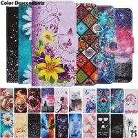Painted Leather Case For Samsung Galaxy A13 A23 A33 A53 A73 A32 A22 4G 5G Flip Wallet Card Slot Holder Phone Book Cover