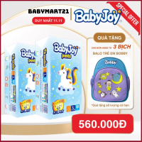 bỉm Tã Quần Bobby Baby Joy Siêu Thấm Chính Hãng Size M/L/XL/XXL 50 Miếng