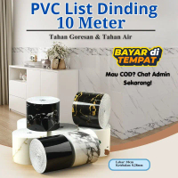 Stiker Kertas Border List Dinding Wall Border Skirt PVC 10 Meter Stiker Garis Pinggang Dinding