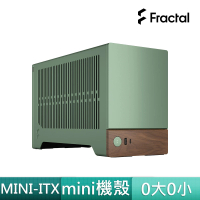 【Fractal Design】Terra Jade SFF電腦機殼-胡桃木/寶石綠(專為SFF遊戲體驗設計)