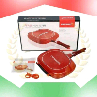 Double pan SUGGO - WAJAN GRILL BOLAK BALIK anti lengket