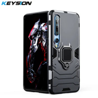 KEYSION Shockproof Armor Case For Xiaomi Mi 10 10 Pro Mi 9T Mi Note 10 Magnetic Phone Cover for Redmi K30 K20 Note 8 Pro 8T 8A