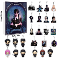 Wednesday Advent Calendar 2025  กล่องสุ่มปฏิทินนับถอยหลังคริสต์มาส   จี้พวงกุญแจ